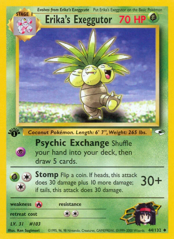 Erika’s Exeggutor, Gym Heroes 44/132