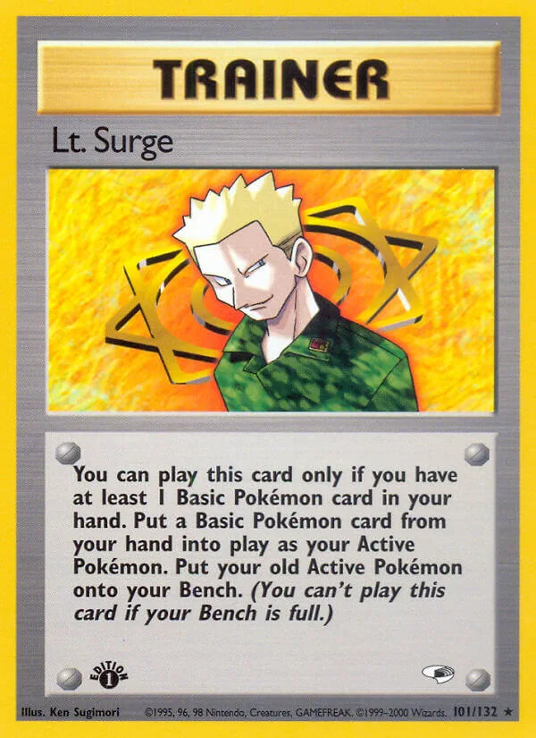Lt. Surge, Gym Heroes 101/132