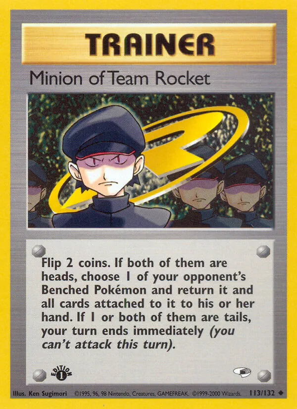 Minion of Team Rocket, Gym Heroes 113/132