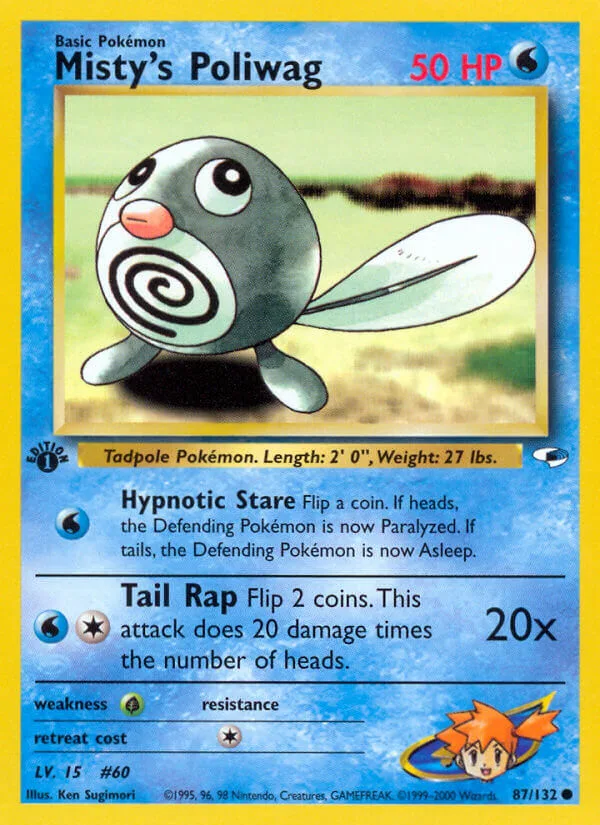 Misty’s Poliwag, Gym Heroes 87/132
