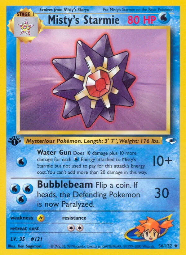 Misty’s Starmie, Gym Heroes 56/132