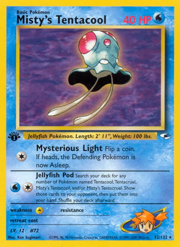 Misty’s Tentacool, Gym Heroes 32/132
