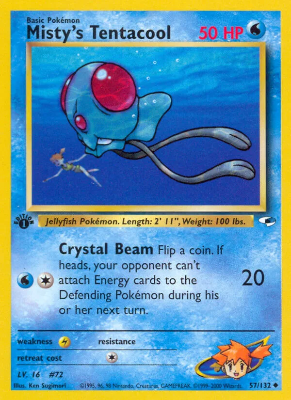 Misty’s Tentacool, Gym Heroes 57/132