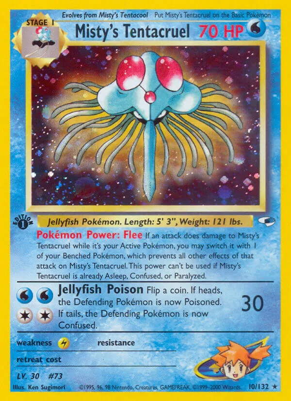Misty’s Tentacruel, Gym Heroes 10/132