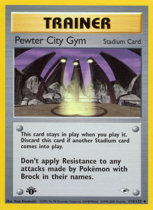 Pewter City Gym, Gym Heroes 115/132