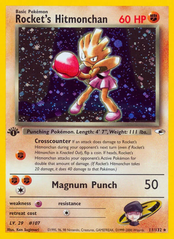 Rocket’s Hitmonchan, Gym Heroes 11/132