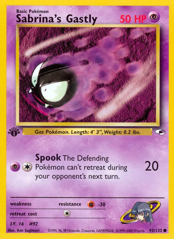 Sabrina’s Gastly, Gym Heroes 93/132