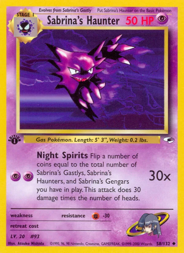 Sabrina’s Haunter, Gym Heroes 58/132
