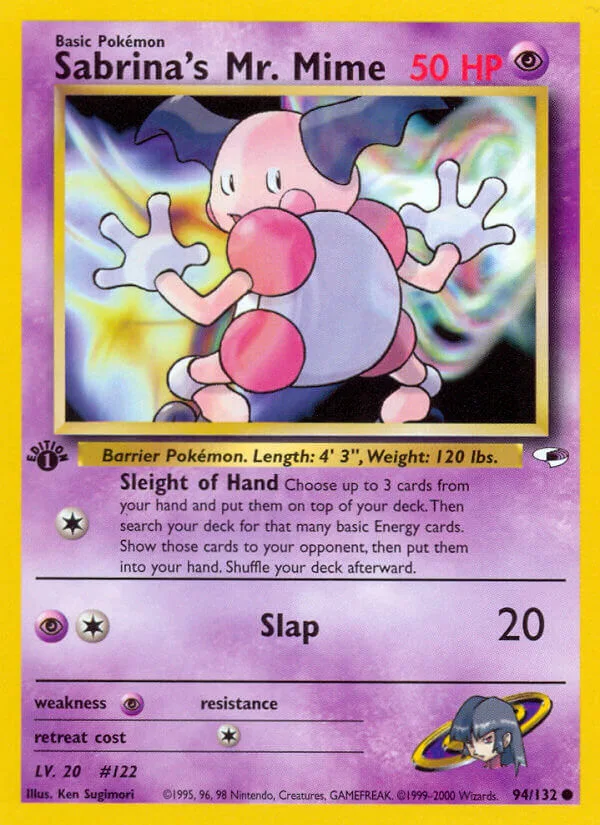 Sabrina’s Mr. Mime, Gym Heroes 94/132
