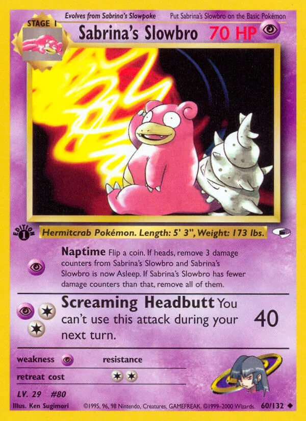 Sabrina’s Slowbro, Gym Heroes 60/132