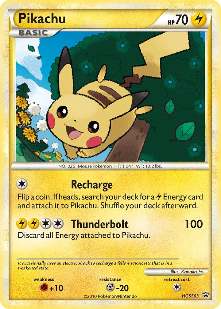 Pikachu, HeartGold & SoulSilver Promos HGSS03