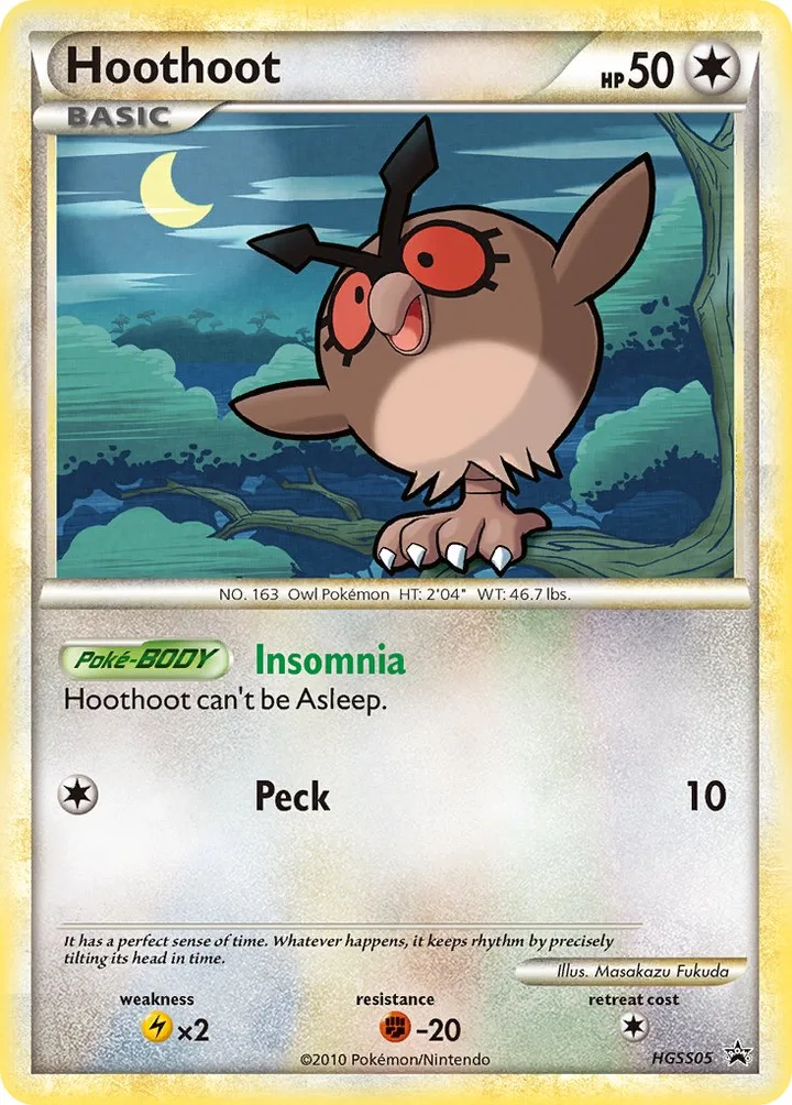 Hoothoot, HeartGold & SoulSilver Promos HGSS05