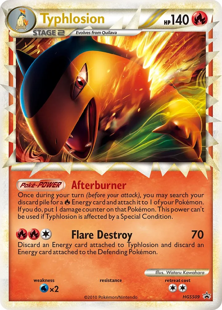Typhlosion, HeartGold & SoulSilver Promos HGSS09