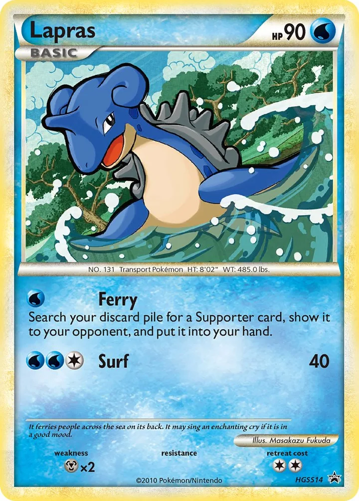 Lapras, HeartGold & SoulSilver Promos HGSS14