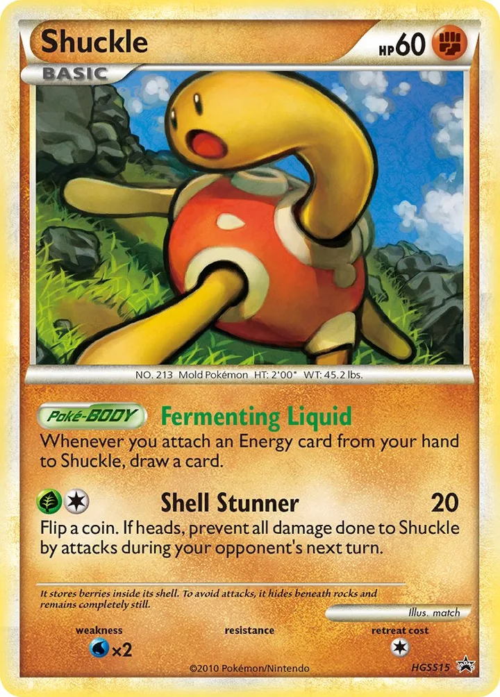 Shuckle, HeartGold & SoulSilver Promos HGSS15