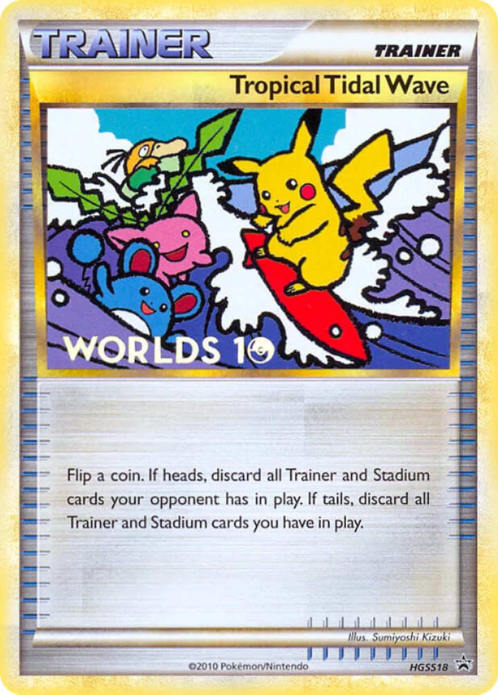 Tropical Tidal Wave, HeartGold & SoulSilver Promos HGSS18