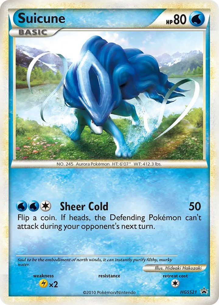 Suicune, HeartGold & SoulSilver Promos HGSS21