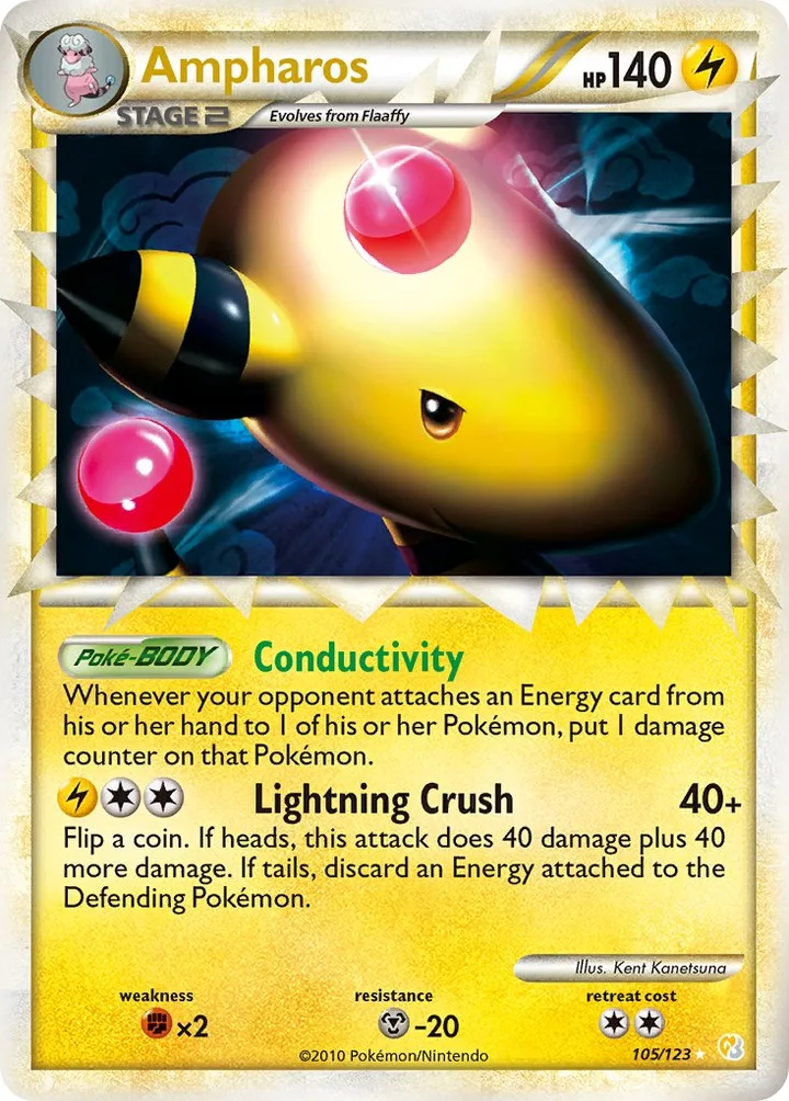 Ampharos, HeartGold & SoulSilver 105/123