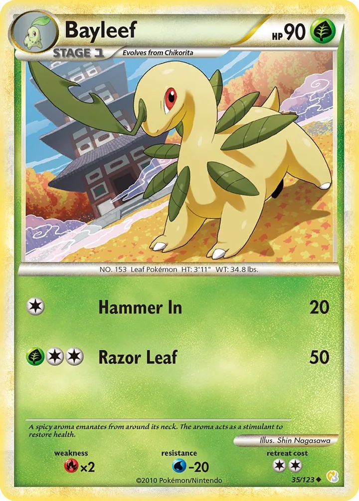 Bayleef, HeartGold & SoulSilver 35/123