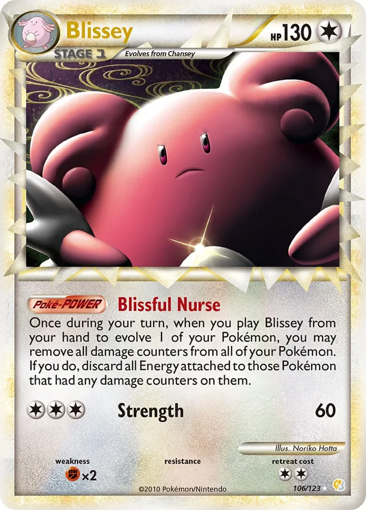 Blissey, HeartGold & SoulSilver 106/123