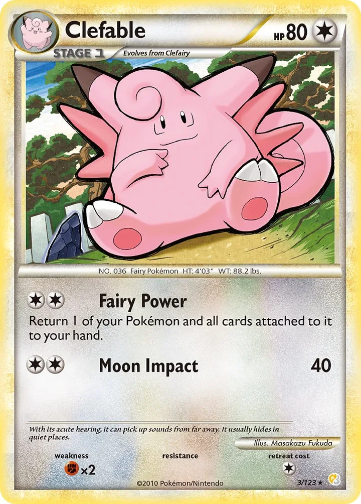 Clefable, HeartGold & SoulSilver 3/123