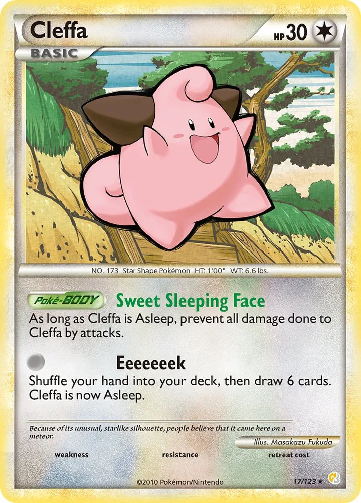 Cleffa, HeartGold & SoulSilver 17/123