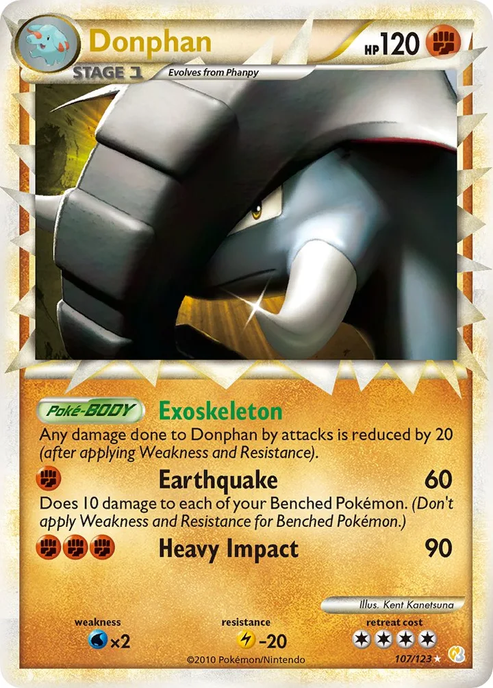 Donphan, HeartGold & SoulSilver 107/123