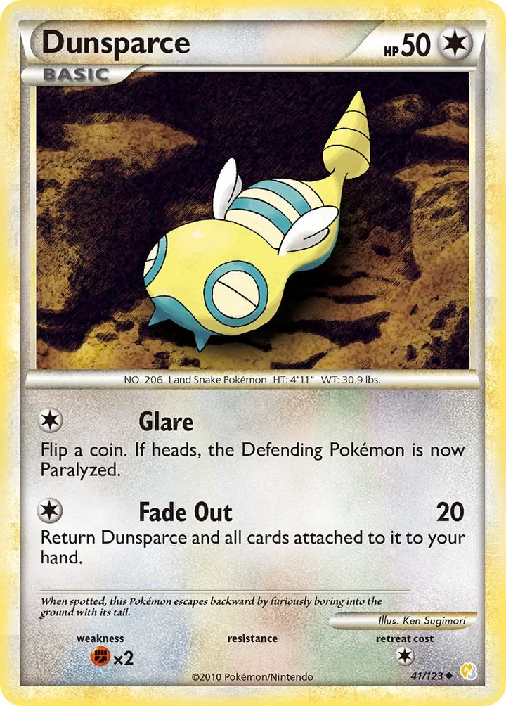 Dunsparce, HeartGold & SoulSilver 41/123