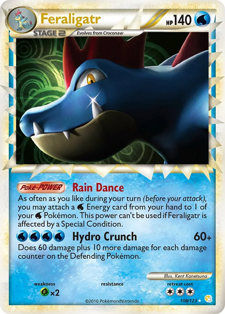 Feraligatr, HeartGold & SoulSilver 108/123