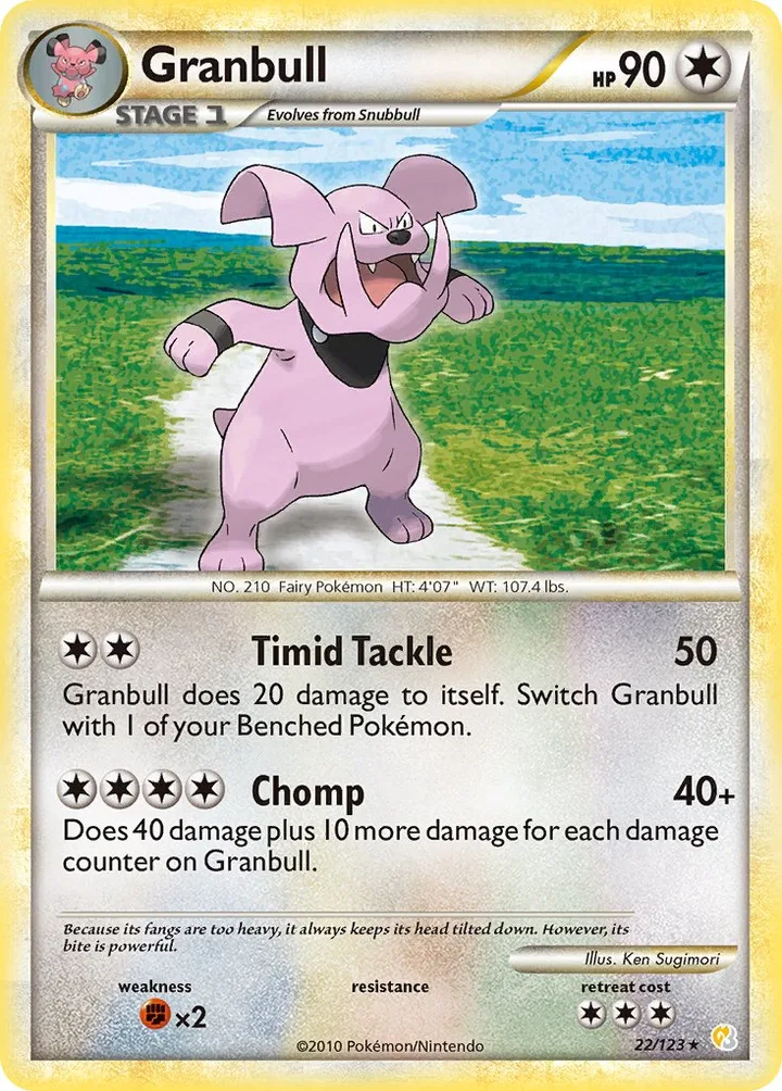 Granbull, HeartGold & SoulSilver 22/123