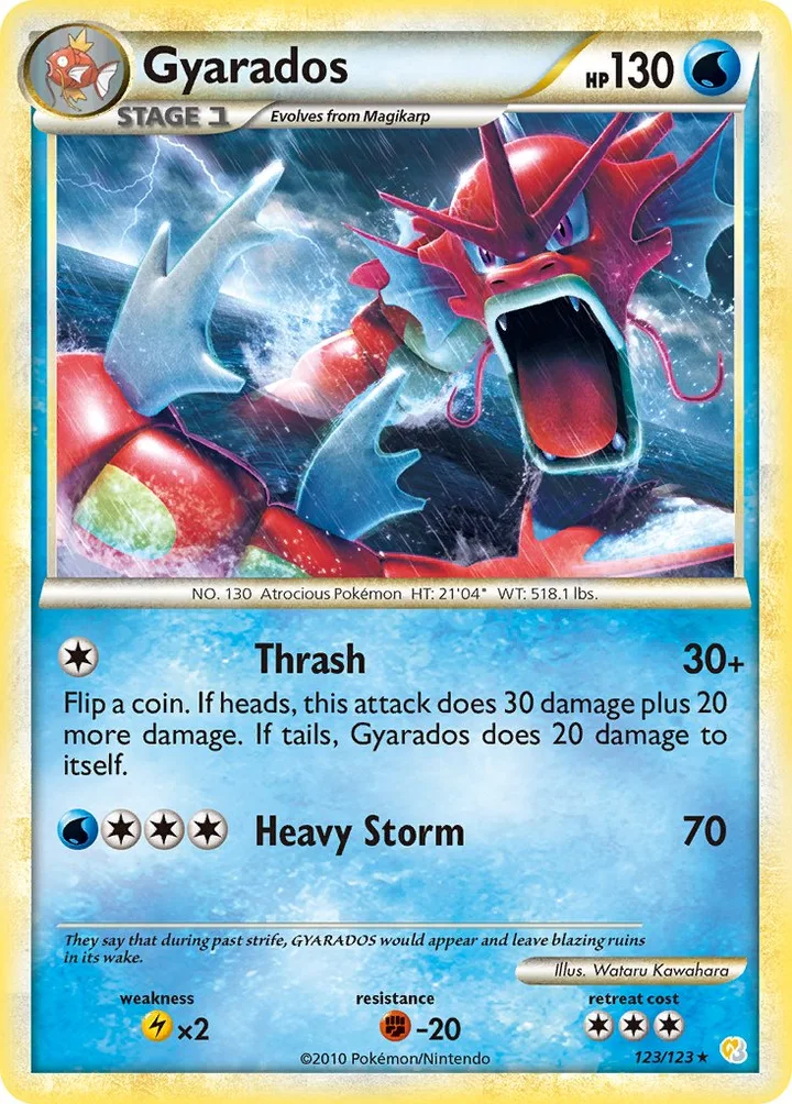 Gyarados, HeartGold & SoulSilver 123/123