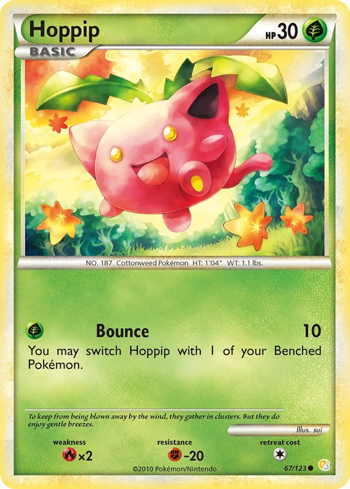 Hoppip, HeartGold & SoulSilver 67/123