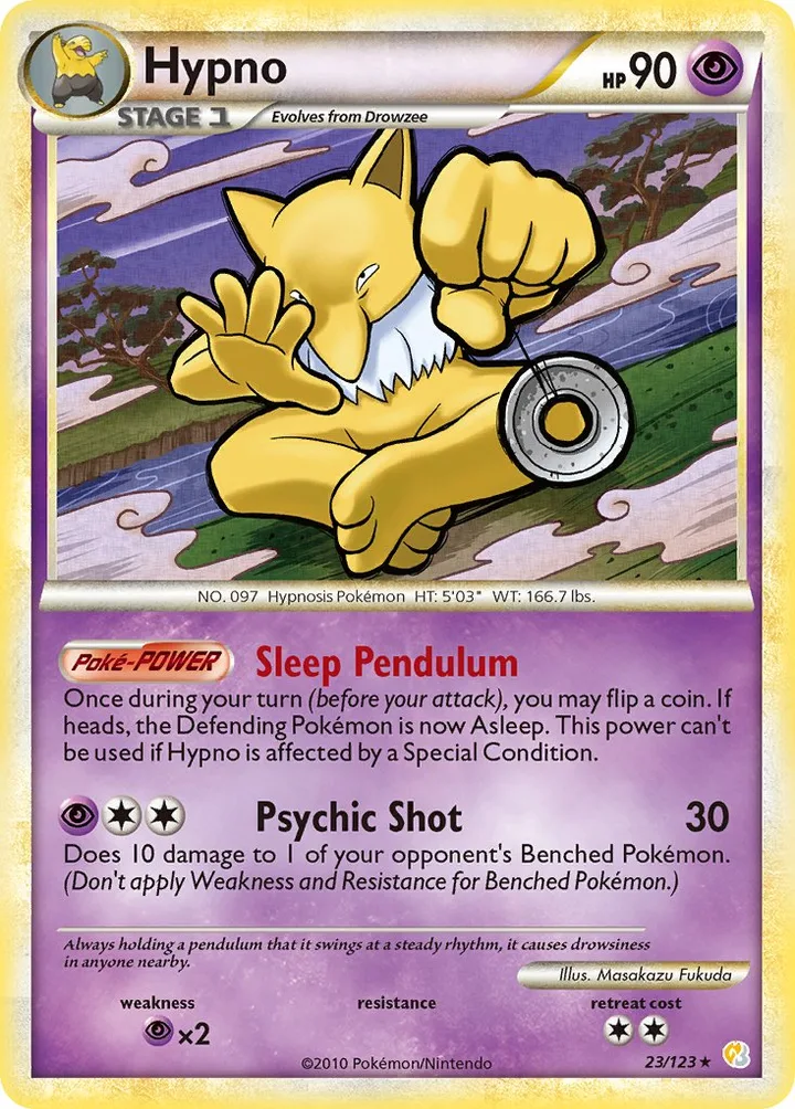 Hypno, HeartGold & SoulSilver 23/123