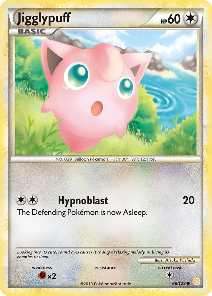 Jigglypuff, HeartGold & SoulSilver 68/123