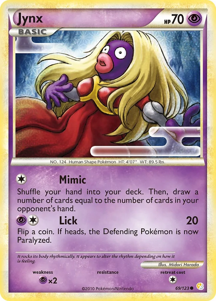 Jynx, HeartGold & SoulSilver 69/123