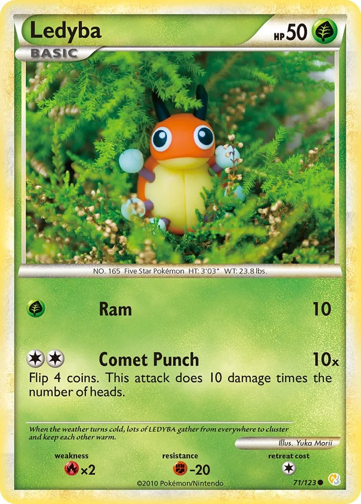 Ledyba, HeartGold & SoulSilver 71/123
