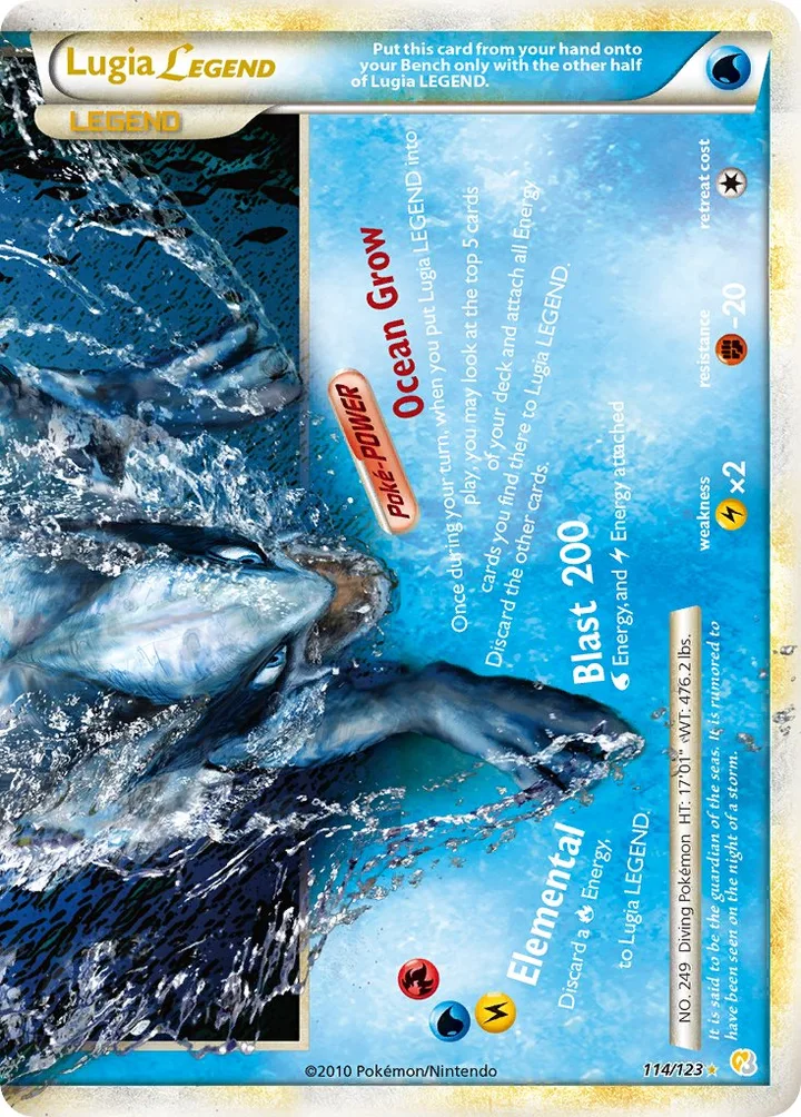 Lugia LEGEND, HeartGold & SoulSilver 114/123