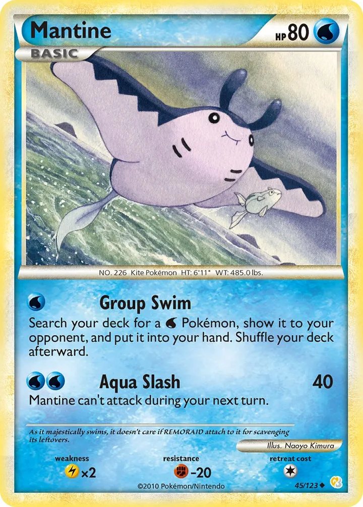 Mantine, HeartGold & SoulSilver 45/123