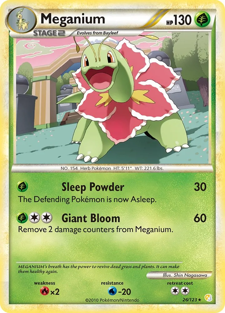 Meganium, HeartGold & SoulSilver 26/123