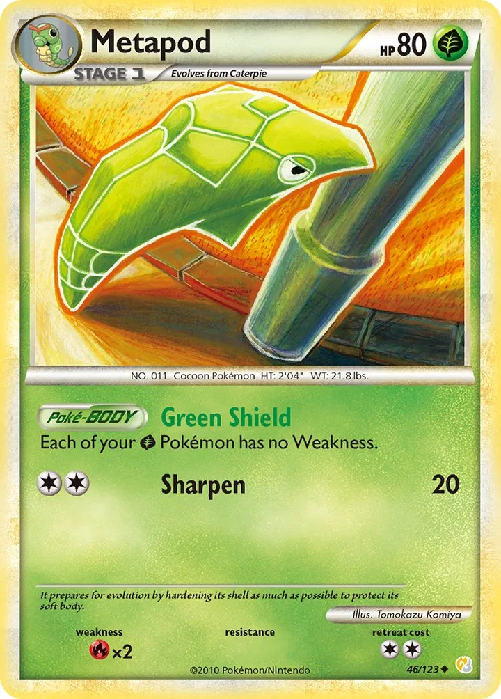 Metapod, HeartGold & SoulSilver 46/123