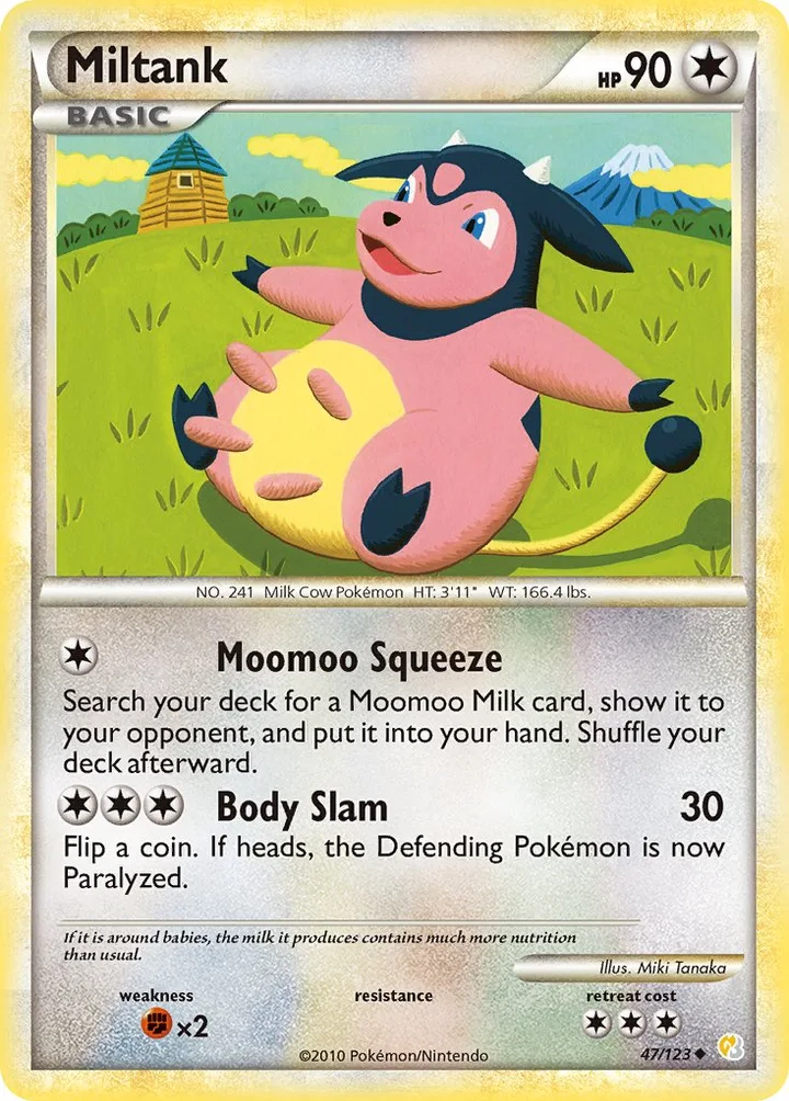 Miltank, HeartGold & SoulSilver 47/123