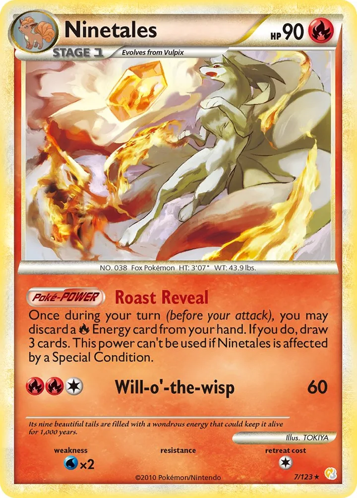 Ninetales, HeartGold & SoulSilver 7/123