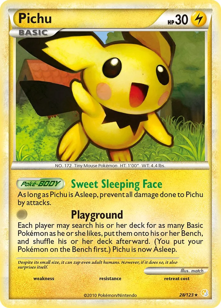 Pichu, HeartGold & SoulSilver 28/123