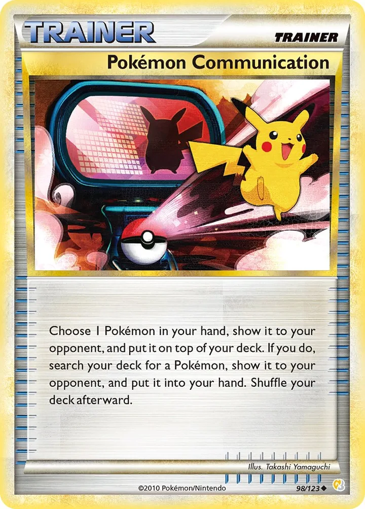 Pokémon Communication, HeartGold & SoulSilver 98/123