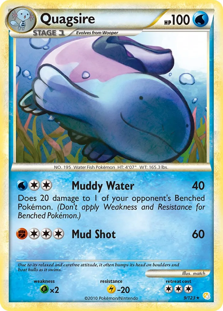 Quagsire, HeartGold & SoulSilver 9/123