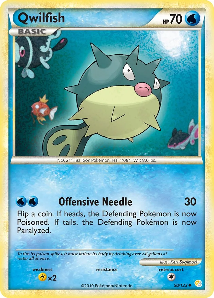 Qwilfish, HeartGold & SoulSilver 50/123