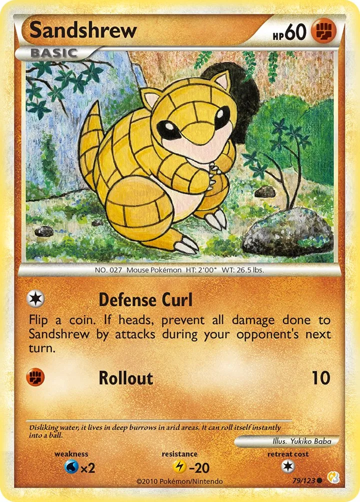 Sandshrew, HeartGold & SoulSilver 79/123