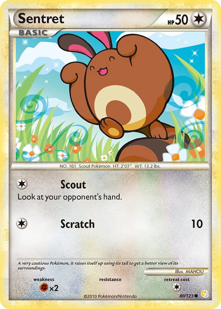 Sentret, HeartGold & SoulSilver 80/123