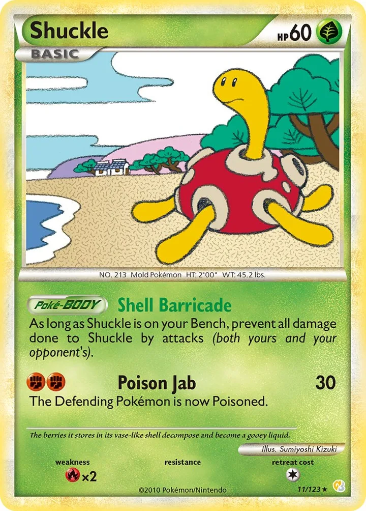 Shuckle, HeartGold & SoulSilver 11/123