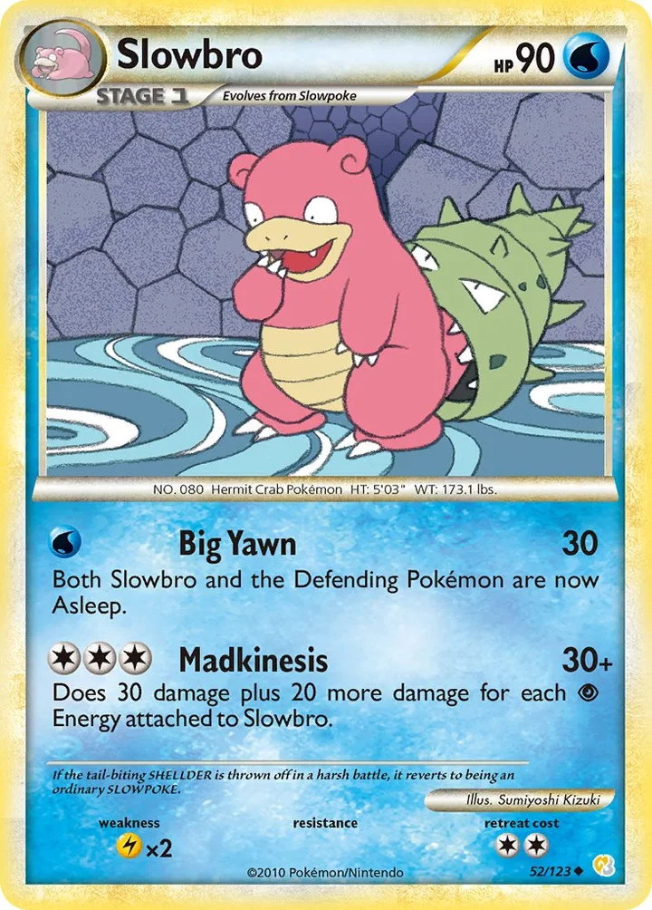 Slowbro, HeartGold & SoulSilver 52/123